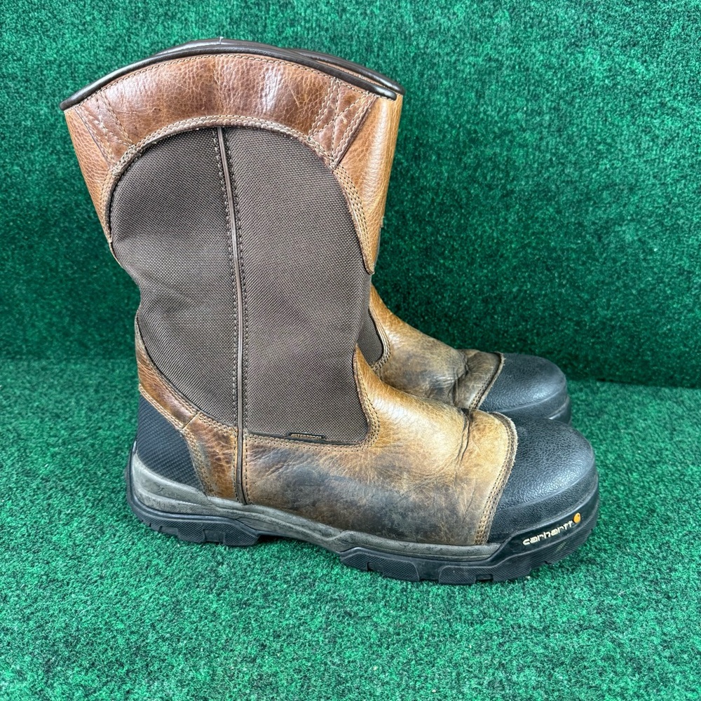 Carhartt Men's Size 13 Ground Force Composite Toe Brown Work Boots CME1355